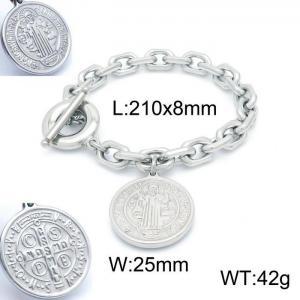Stainless Steel Bracelet(Men) - KB152766-Z