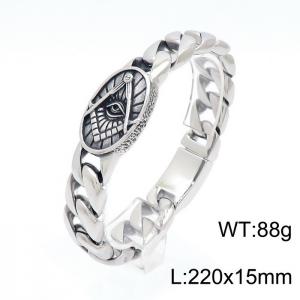 Stainless Steel Bracelet(Men) - KB152907-KJX