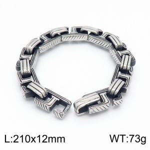 Stainless Steel Bracelet(Men) - KB153100-KJX