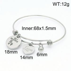 Stainless Steel Bangle - KB153321-Z