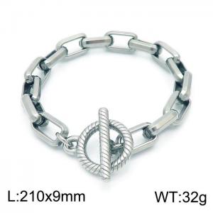 Stainless Steel Bracelet(Men) - KB153347-Z