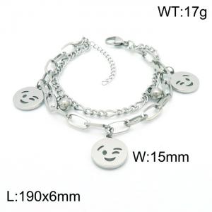 Stainless Steel Bracelet(women) - KB153913-Z