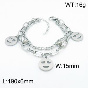 Stainless Steel Bracelet(women) - KB153915-Z
