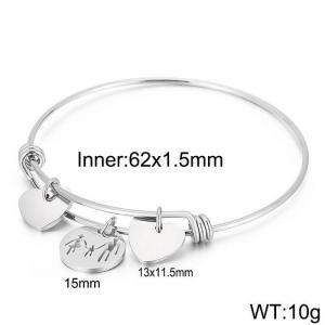 Stainless Steel Bangle - KB153927-Z
