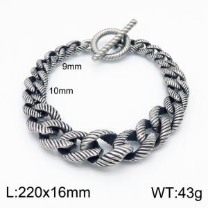 Stainless Steel Bracelet(Men) - KB153931-KJX