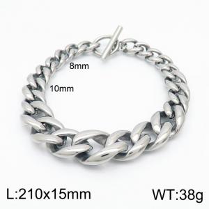 Stainless Steel Bracelet(Men) - KB153932-KJX