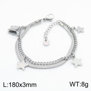 Stainless Steel Bracelet(women) - KB154067-KFC