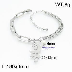 Stainless Steel Bracelet(women) - KB154253-Z