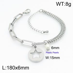Stainless Steel Bracelet(women) - KB154257-Z