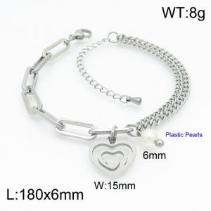 Stainless Steel Bracelet(women) - KB154261-Z