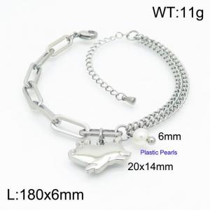 Stainless Steel Bracelet(women) - KB154269-Z