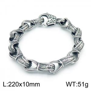 Stainless Steel Bracelet(Men) - KB154534-KJX