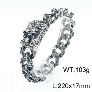 Stainless Steel Bracelet(Men) - KB154537-KJX