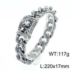 Stainless Steel Bracelet(Men) - KB154539-KJX