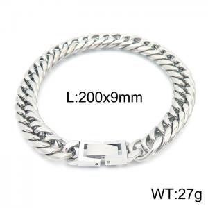 Stainless Steel Bracelet(Men) - KB154577-Z