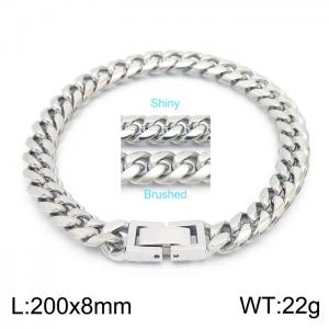Stainless Steel Bracelet(Men) - KB154579-Z