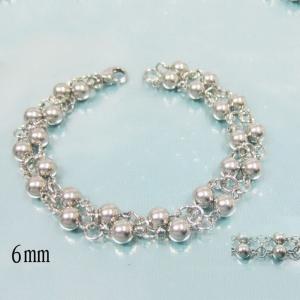 Stainless steel bead bracelet - KB15498-Z