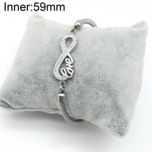 Stainless Steel Bangle - KB155163-YA