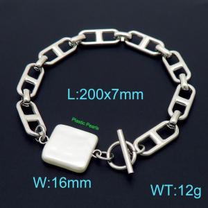 Stainless Steel Bracelet(Men) - KB155776-Z