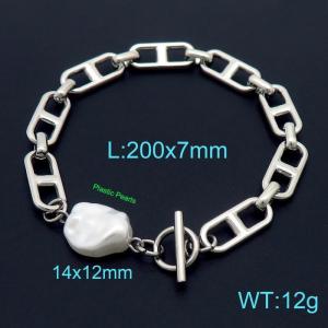 Stainless Steel Bracelet(Men) - KB155778-Z