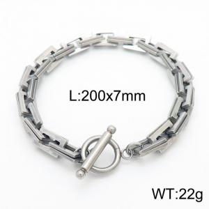 Stainless Steel Bracelet(Men) - KB155792-Z