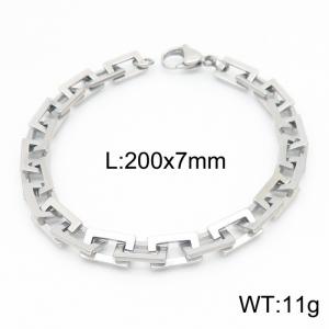 Stainless Steel Bracelet(Men) - KB155795-Z