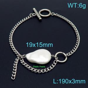 Stainless Steel Bracelet(women) - KB155796-Z
