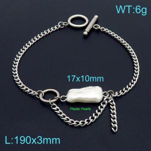 Stainless Steel Bracelet(women) - KB155804-Z