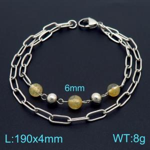 Stainless Steel Bracelet(women) - KB155814-Z