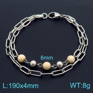 Stainless Steel Bracelet(women) - KB155817-Z