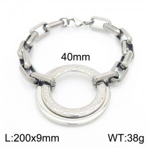 Stainless Steel Bracelet(Men) - KB155832-Z