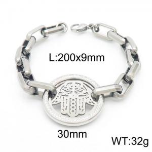Stainless Steel Stone Bracelet - KB155834-Z