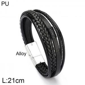 Leather Bracelet - KB156452-WGJZ