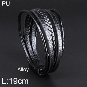 Leather Bracelet - KB156463-WGJZ