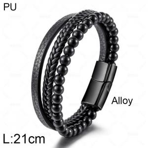 Leather Bracelet - KB156480-WGJZ