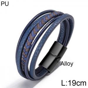 Leather Bracelet - KB156482-WGJZ