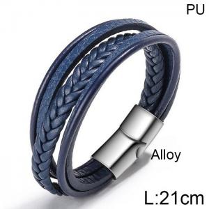 Leather Bracelet - KB156489-WGJZ