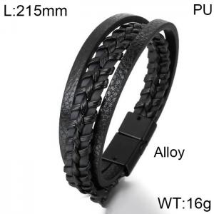 Leather Bracelet - KB156496-WGJZ