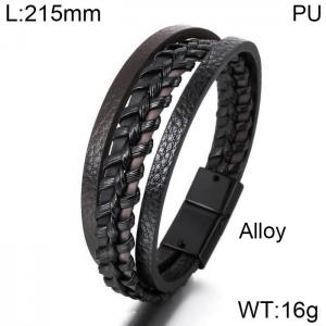 Leather Bracelet - KB156497-WGJZ