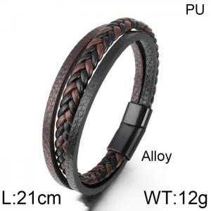 Leather Bracelet - KB156504-WGJZ