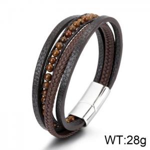Leather Bracelet - KB156526-WGJZ