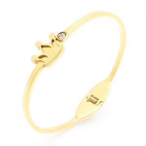 Stainless Steel Gold-plating Bangle - KB156869-BH