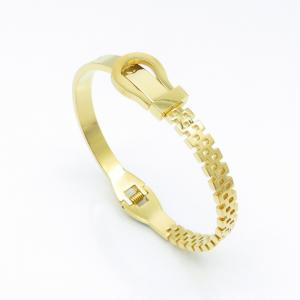 Stainless Steel Gold-plating Bangle - KB157418-LE