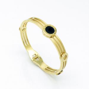 Stainless Steel Gold-plating Bangle - KB157426-LE