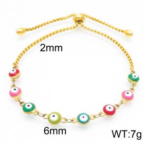 Stainless Steel Gold-plating Bracelet - KB157692-Z