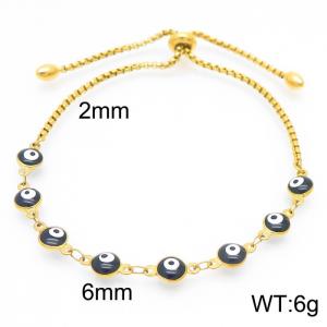 Stainless Steel Gold-plating Bracelet - KB157694-Z