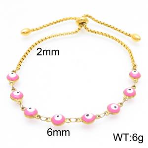 Stainless Steel Gold-plating Bracelet - KB157696-Z