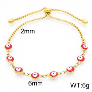 Stainless Steel Gold-plating Bracelet - KB157697-Z