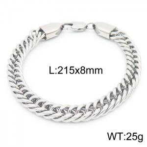 Stainless Steel Bracelet(Men) - KB158072-KFC