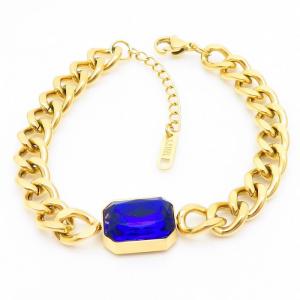 Stainless Steel Stone Bracelet - KB158123-DX